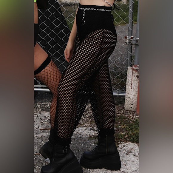 Rave With Migente Mesh Pants. - Picture 2 of 3